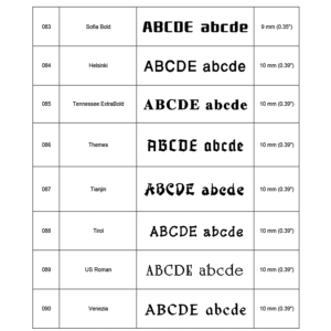 Borduurfonts bladzijde 11