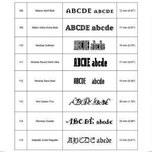Borduurfonts bladzijde 14
