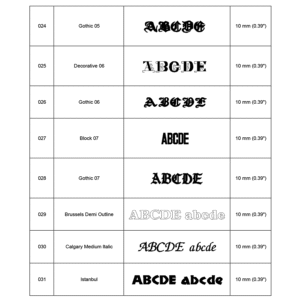 Borduurfonts bladzijde 4