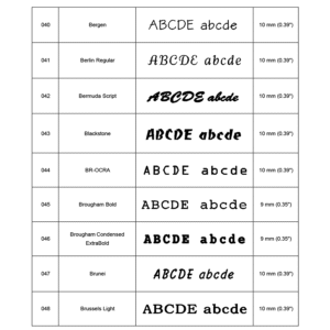Borduurfonts bladzijde 6