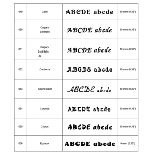 Borduurfonts bladzijde 7